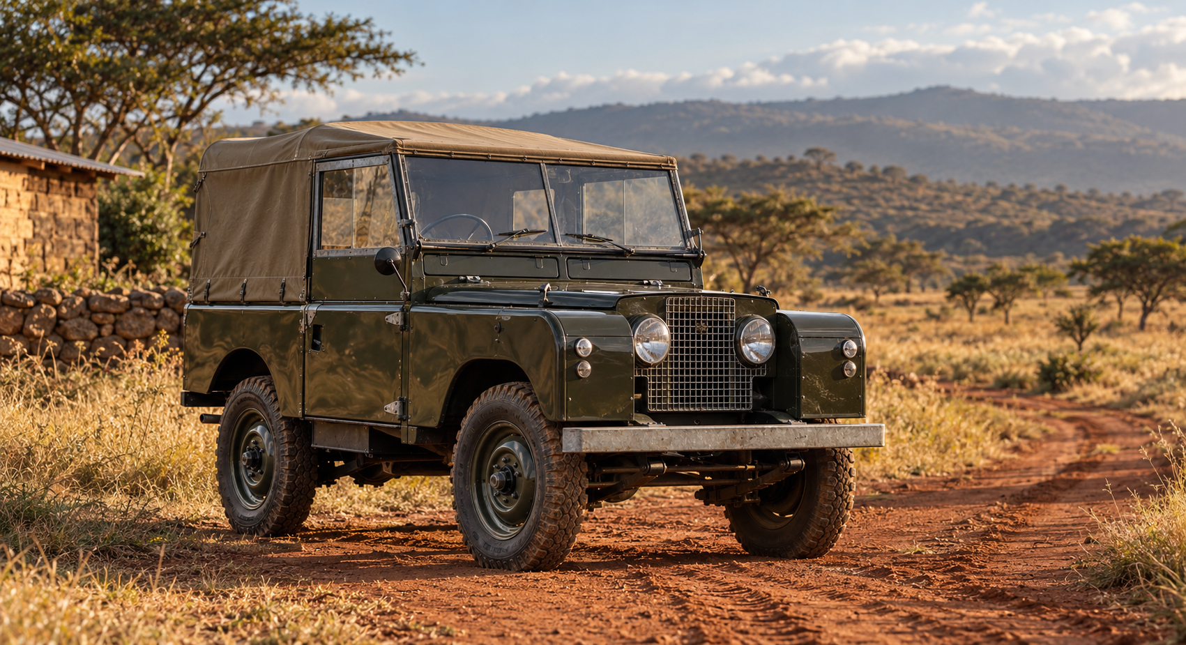Restored early-1950s Series I in the Kenyan highlands